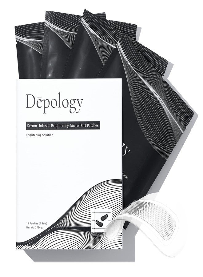depology Serum-Infused Micro Dart Patches | 4 Pairs Eye Mask | Under Eye Patches for Wrinkles | Fine Lines | Hydrating Eye Mask with Peptides | Amino Acids | and Synthesized Molecules - Image 1